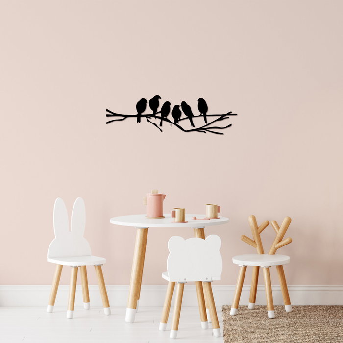 Wallity Birds On The Branch Accesorio de Pared de Metal Negro Wallity Birds On The Branch Accesorio de Pared de Metal Negro